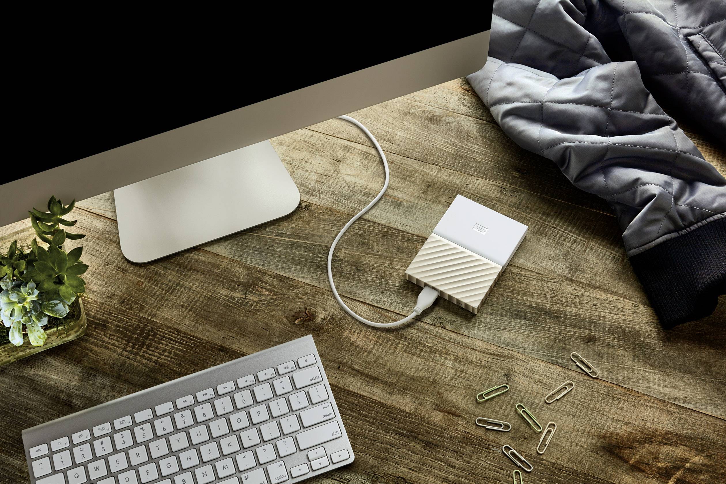 WD My Passport™ Ultra Externe Festplatte 6.35cm (2.5 Zoll) 4TB Weiß/Gold USB 3.0