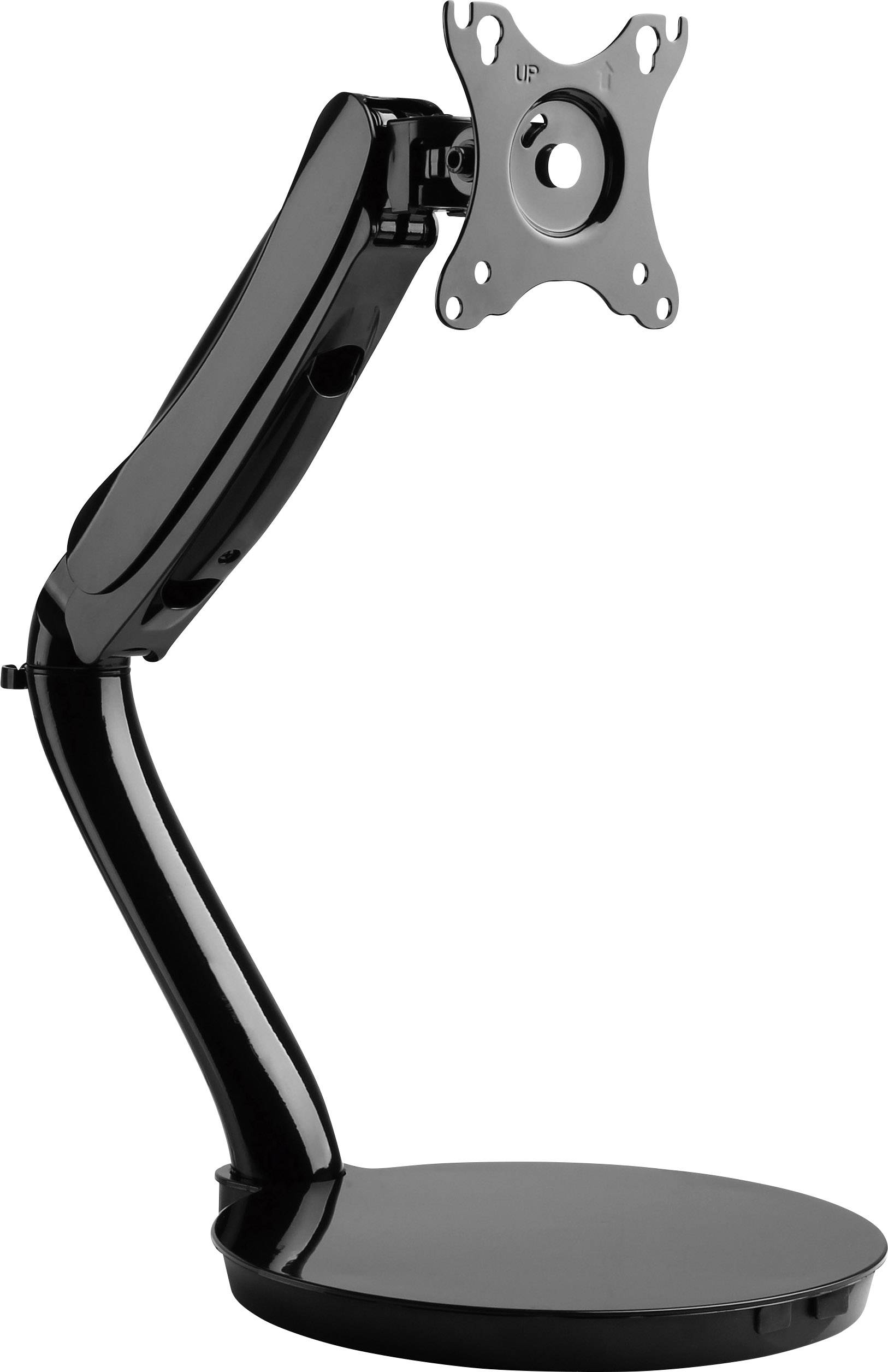 SpeaKa Professional SP-MTH-01 1fach Monitor-Standfuß 33,0cm (13") - 68,6cm (27") Höhenverstellbar, Neigbar, Schwenkbar, Rotierbar