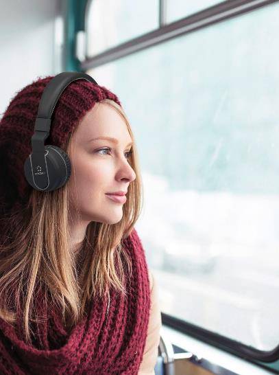 Renkforce RF-BTK-100 On Ear Headset Bluetooth® Schwarz, Grau Headset, Faltbar