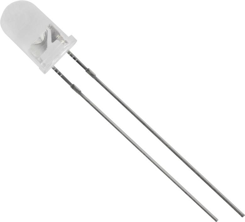 TRU Components LED bedrahtet Blau Rund 5mm 1000 mcd 40° 20mA