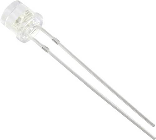 TRU Components 1577361 LED bedrahtet Weiß Zylindrisch 5 mm 900 mcd 120 ° 20 mA