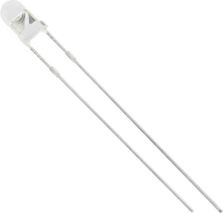 TRU Components 1577378 LED bedrahtet Gelb Rund 3 mm 4000 mcd 40 ° 20 mA