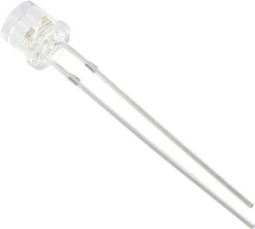 TRU Components 1577398 LED bedrahtet Weiß Zylindrisch 5 mm 2300 mcd 90 ° 20 mA
