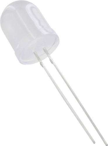 TRU Components 1577414 LED bedrahtet Weiß Rund 10 mm 3250 mcd 50 ° 20 mA