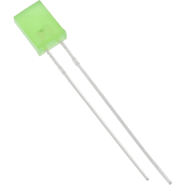 LED rettangolare 2x5x7mm rosso chiaro, alta luminosità LED rettangolare 2x5x7mm rosso chiaro, alta luminosità