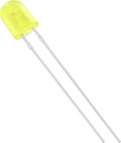 TRU COMPONENTS 1577493 LED Yellow Oval 5 mm 450 mcd 110° 50° 20 mA