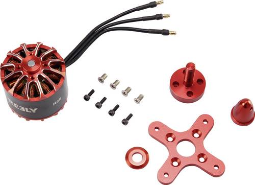 R60 Flugmodell Brushless Elektromotor kV (U/min pro Volt): 510 Windungen (Turns): 4