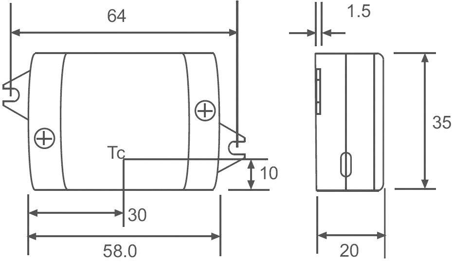 Recom Lighting RACD06-700 LED-Konstantstromquelle 6 W 700 mA 8.4 V/DC Betriebsspannung max.: 264 V/