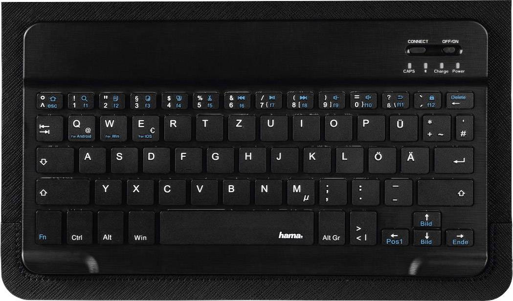 Hama KEY4ALL X3100 Tablet-Tastatur mit BookCover Passend für Marke (Tablet): Universal