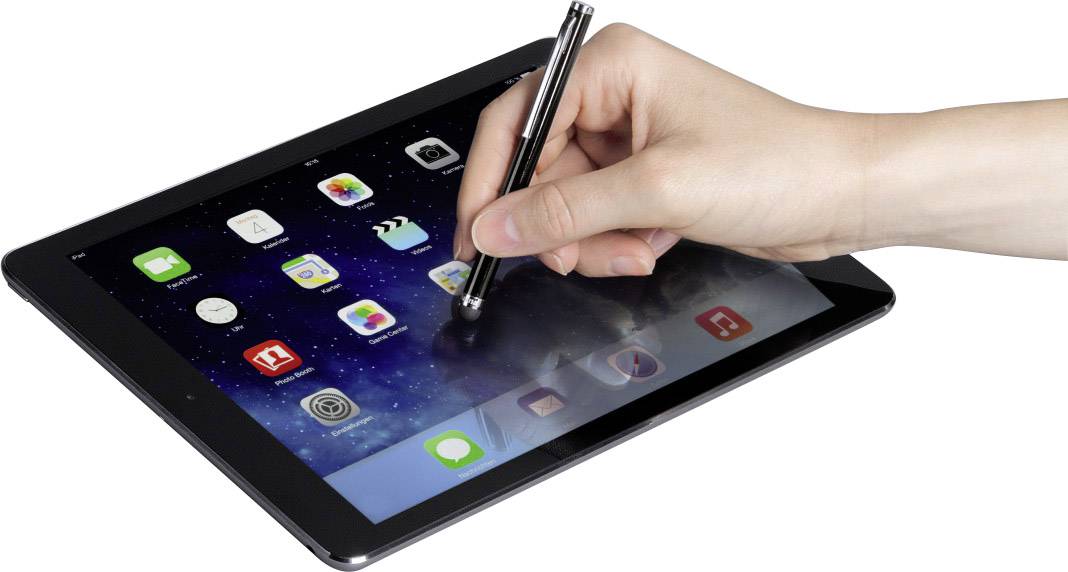 Hama Easy Touchpen mit präziser Schreibspitze Schwarz