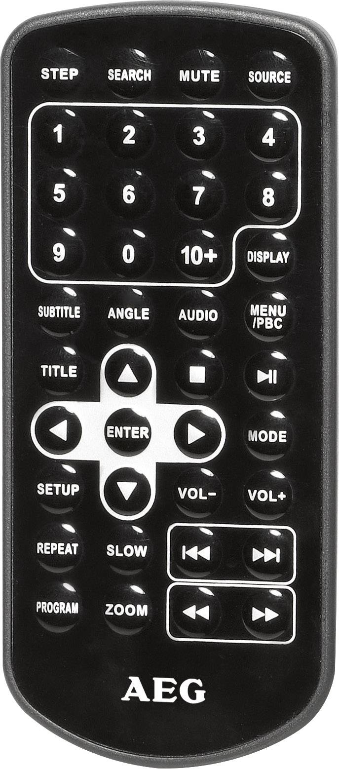 AEG DVD 4555 Kopfstützen DVD-Player mit 2 Monitoren ...