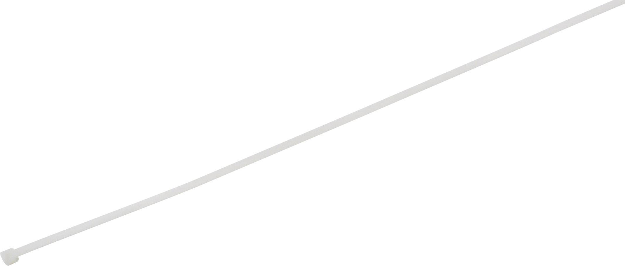 TRU Components 1578007 Kabelbinder 350mm 4.60mm Weiß Hitzestabilisiert 100St.