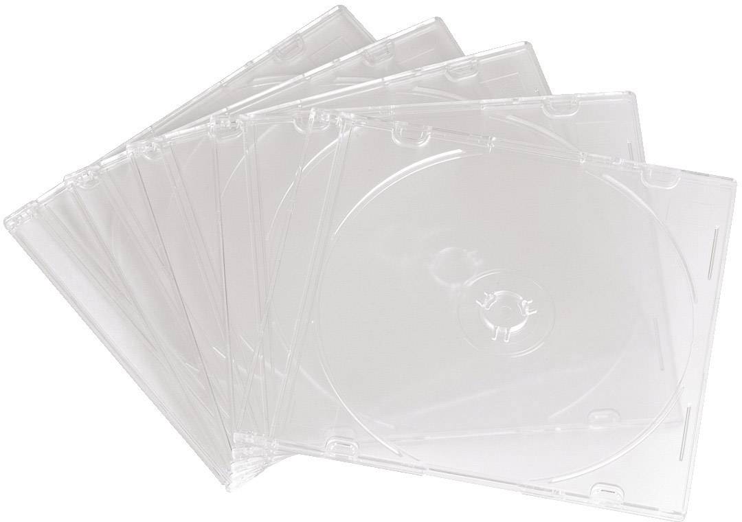 Hama CD Hülle Slim 00011521 1 CD/DVD/Blu-Ray Transparent Polystyrol 20St.