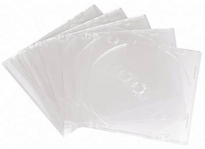 Hama CD Hülle Slim 00011521 1 CD/DVD/Blu-Ray Transparent Polystyrol 20St.