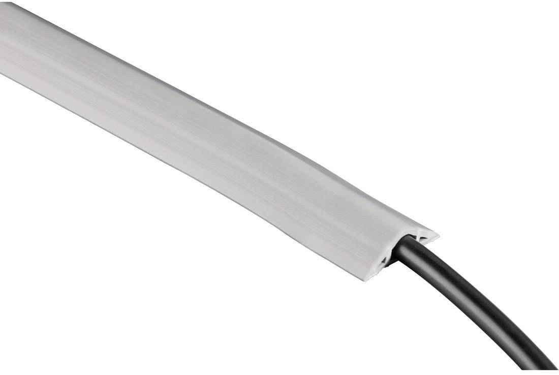 Hama Kabelkanal PVC Grau flexibel (L x B x H) 1800 x 30 x 10mm 1 St. 00020595