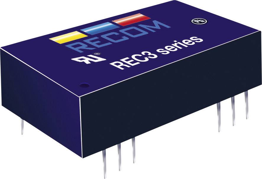 RECOM REC3-0515DR/H1 DC/DC-Wandler, Print 5 V/DC 15 V/DC, -15 V/DC 100 mA 3 W Anzahl Ausgänge: 2 x