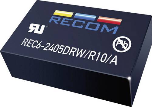 RECOM REC6-0505SRW/R10/A DC/DC-Wandler, Print 5 V/DC 5 V/DC 1A 6W Anzahl Ausgänge: 1 x
