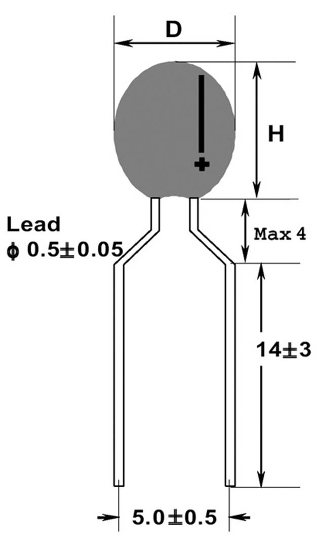 TANCAP CA42-226M035BB Tantal-Kondensator THT 5mm 22 µF 35V 20% (B x H) 7.2mm x 14mm 1St.