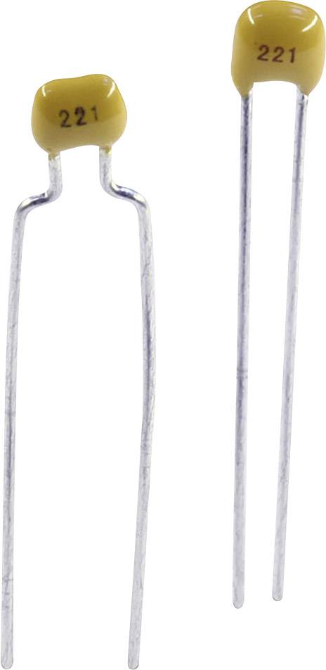 TANCAP CC4-0805N101J101A1 Keramik-Kondensator THT 100 pF 100 V 5 % (B x H) 4.2 mm x 25 mm