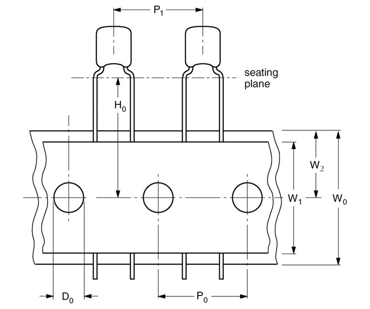 TANCAP CT4-0805B104K500A1T Keramik-Kondensator THT 100 nF 50V 10% (B x H) 4.2mm x 25mm