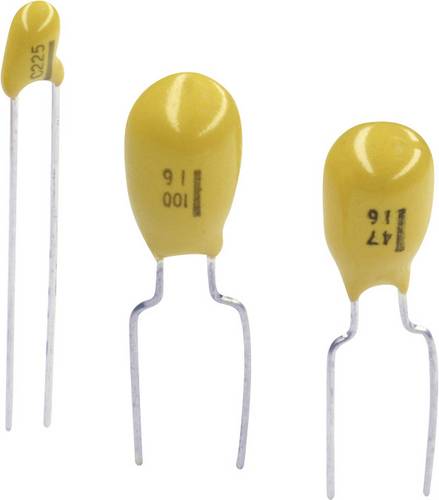 TANCAP CA42-106M035AB Tantal-Kondensator THT 2.5mm 10 µF 35V 20% (B x H) 6mm x 14mm