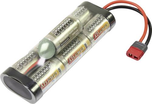 Modellbau-Akkupack (NiMh) 8.4V 3000 mAh Zellen-Zahl: 7 Hump T-Stecker