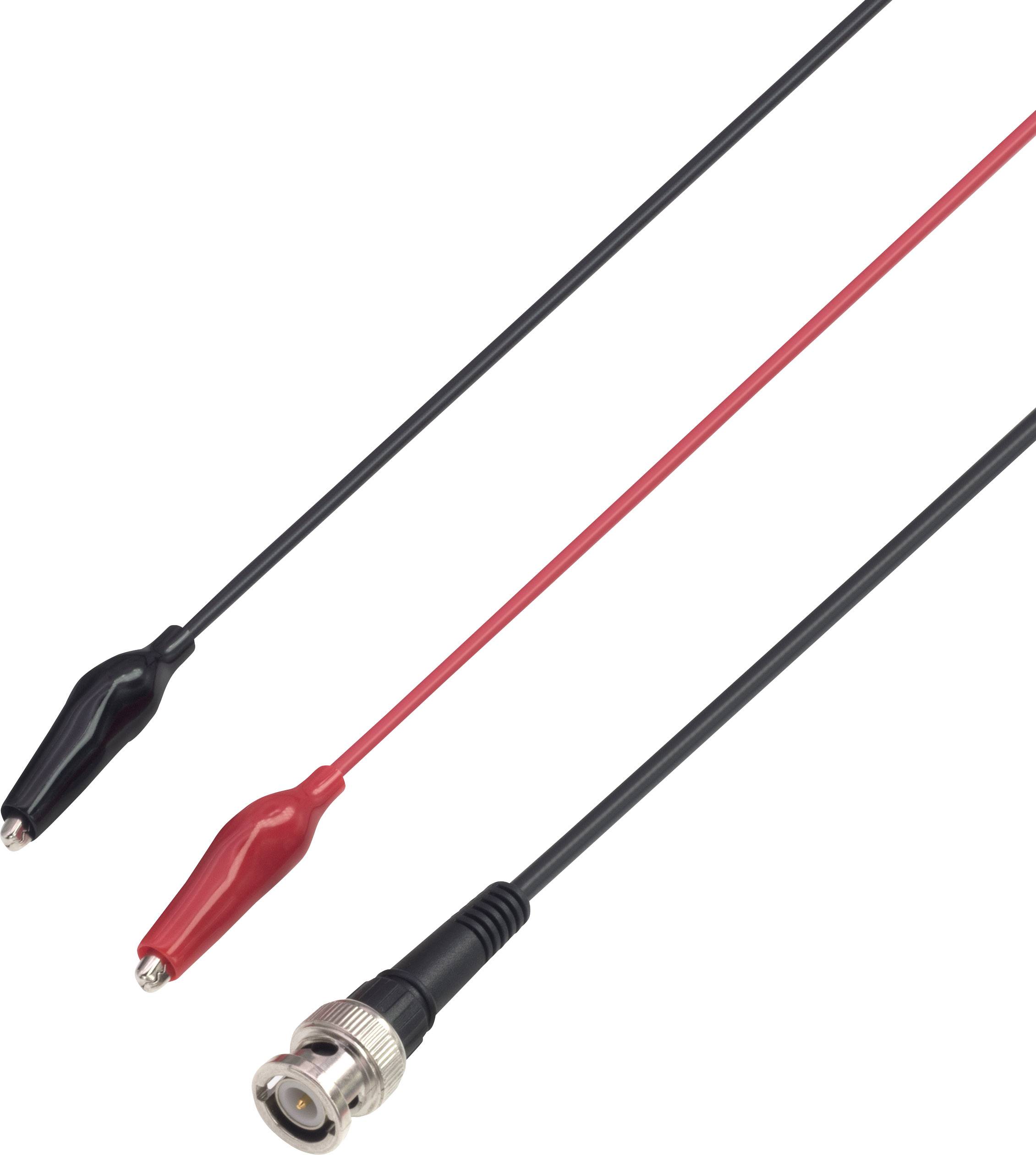 VOLTCRAFT MSC-100 BNC-Messleitung 114.00cm Schwarz, Rot