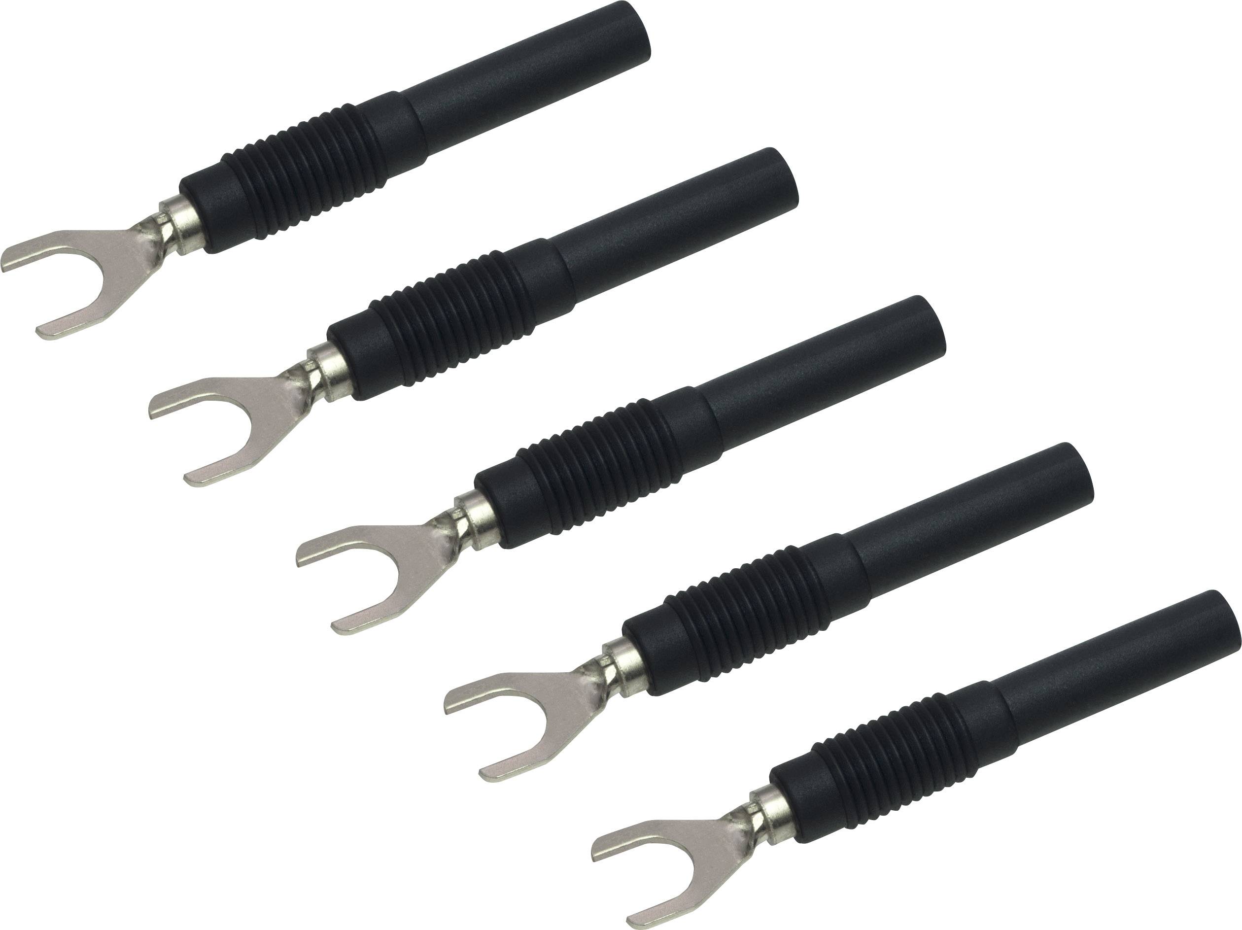 VOLTCRAFT MSK-100 Messklemmschuh Lamellenstecker 4 mm - Schwarz