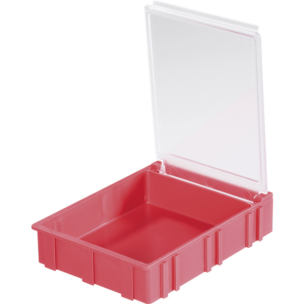 Licefa N42361 SMD-Box Rot Deckel-Farbe: Transparent 1 St. (L x B x H) 68 x 57 x 15mm