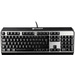 Cougar Attack X3 USB Gaming-Tastatur Deutsch, QWERTZ Silber, Schwarz Beleuchtet, Integrierter Profilspeicher