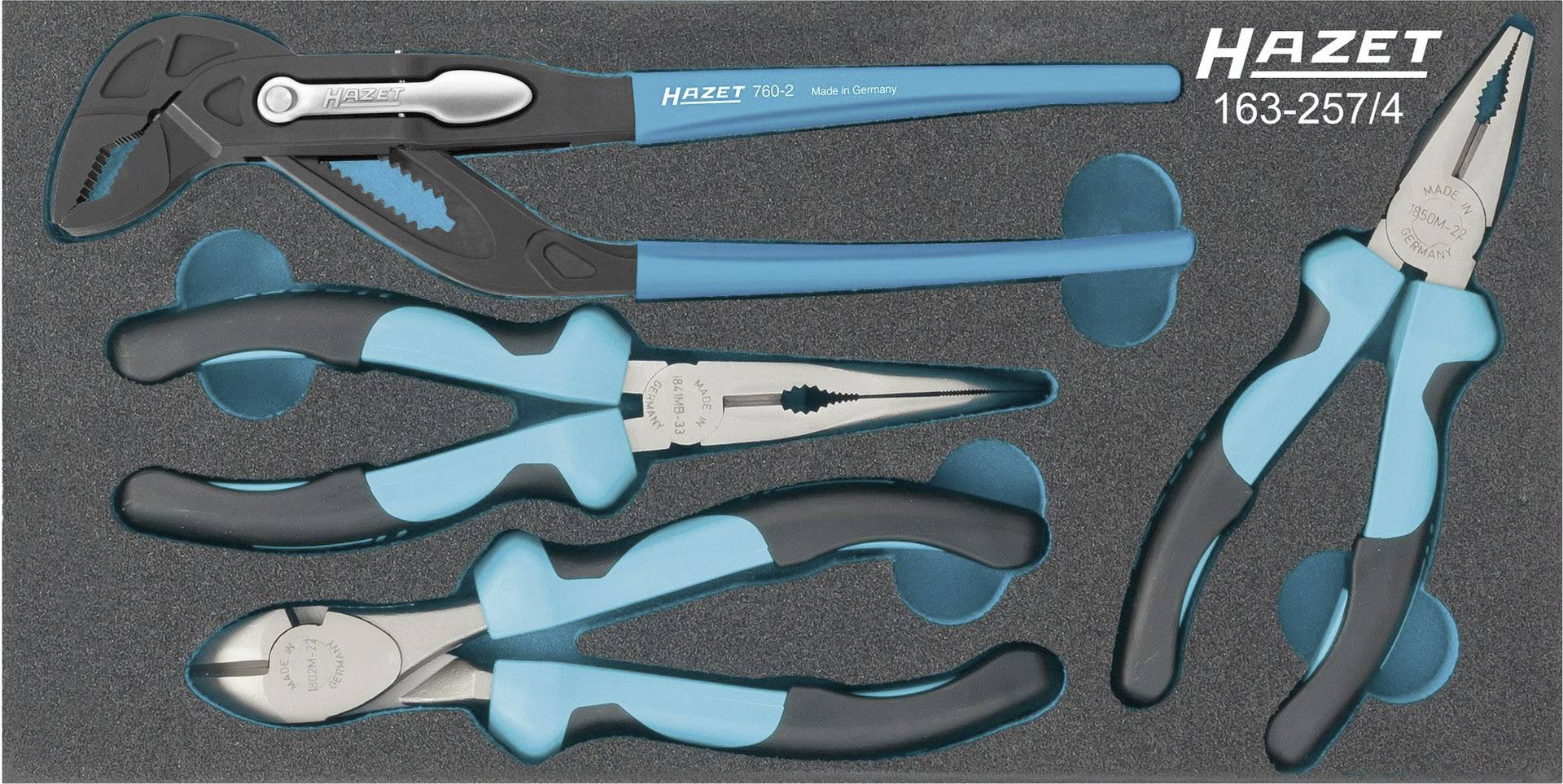 Hazet 163-257/4 Werkstatt Zangen-Set