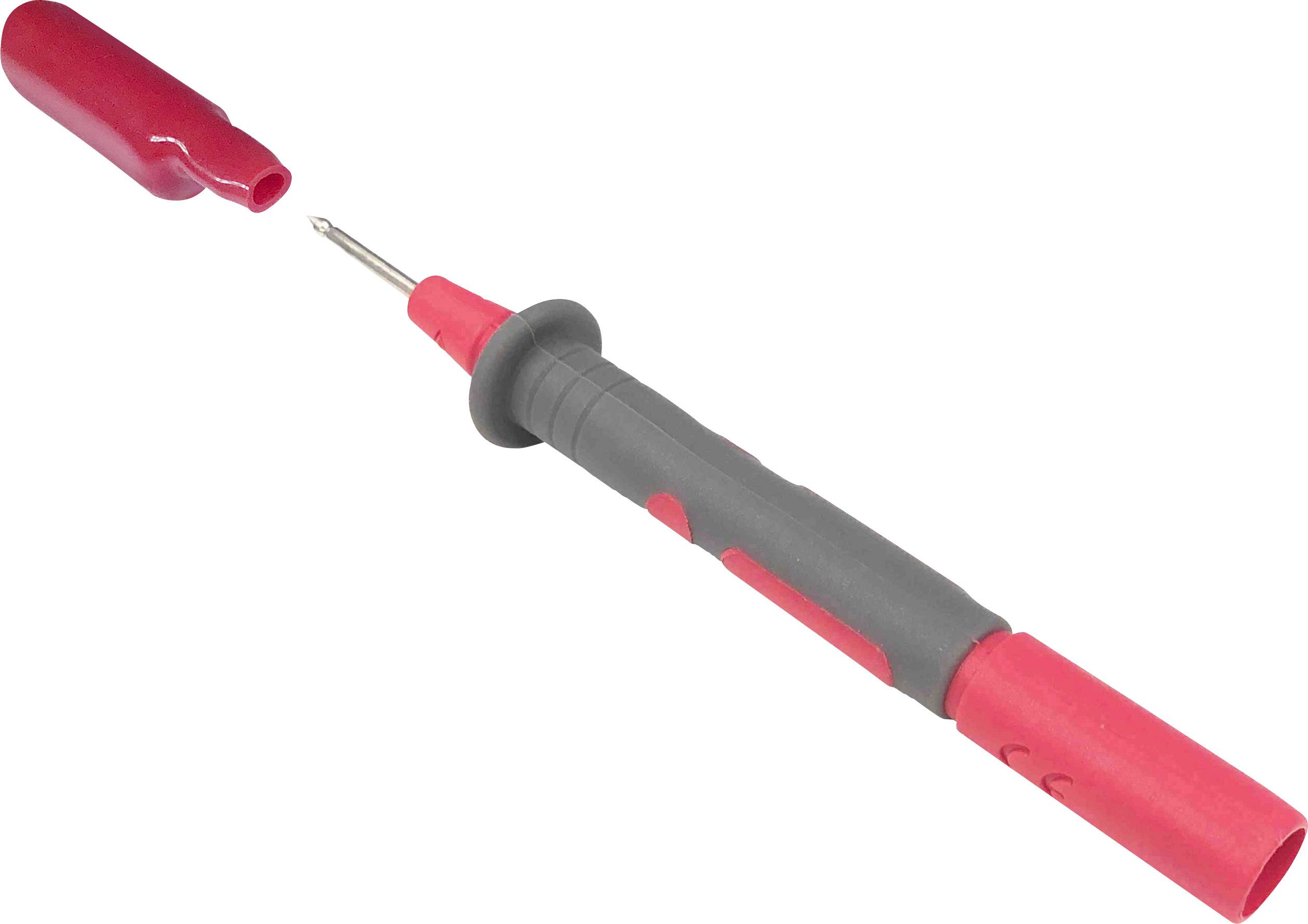 VOLTCRAFT MSK-106 Krokodilklemmen-Set Steckanschluss 2mm Rot, Schwarz, Gelb, Blau, Grün, Weiß