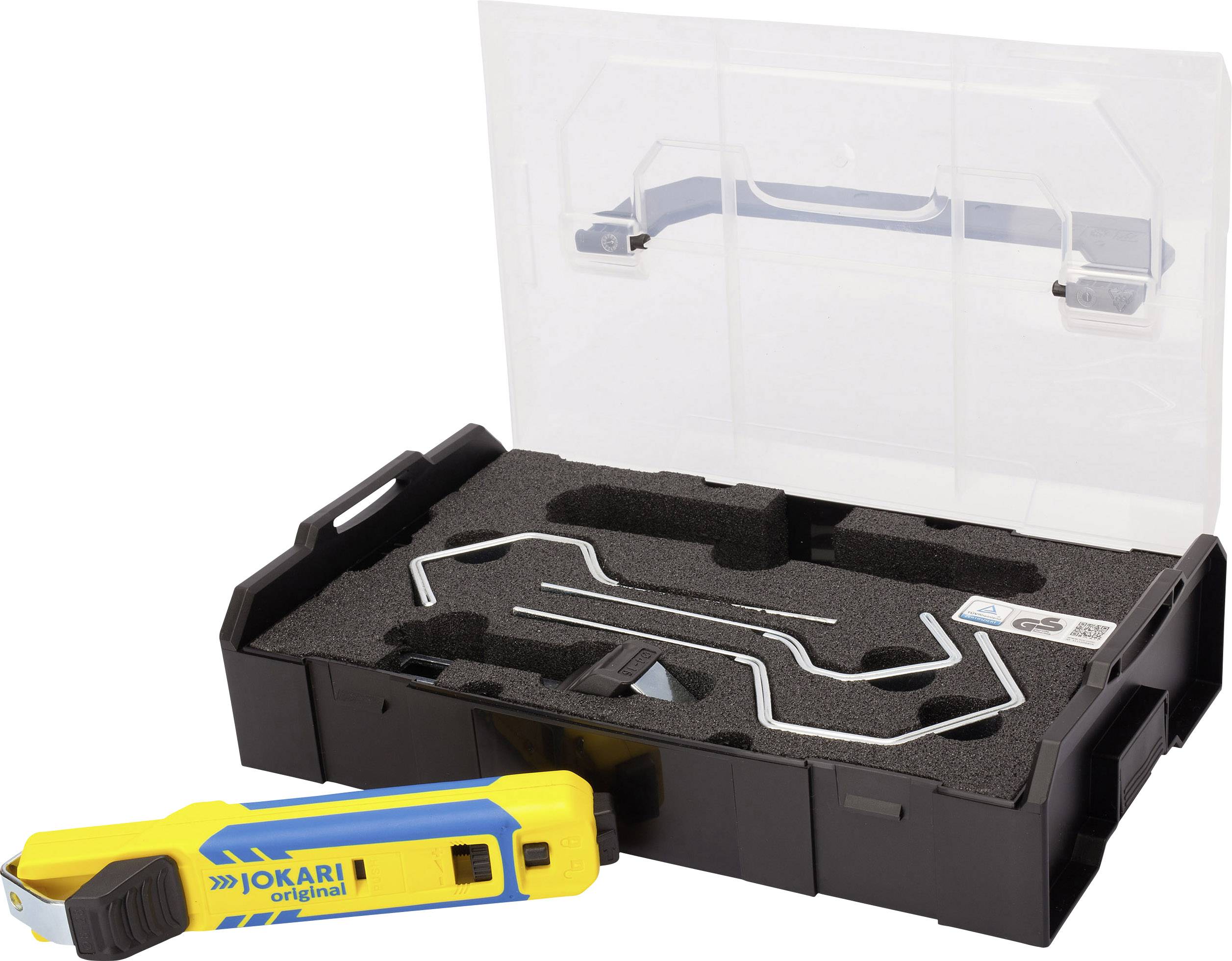 Jokari T71000 Abisoliermesser Geeignet für Rundkabel, Feuchtraumkabel 8 bis 28 mm