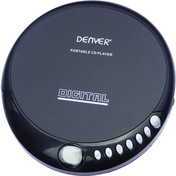 Denver DM-24 Portable CD player CD, CD-ROM, CD-RW Black