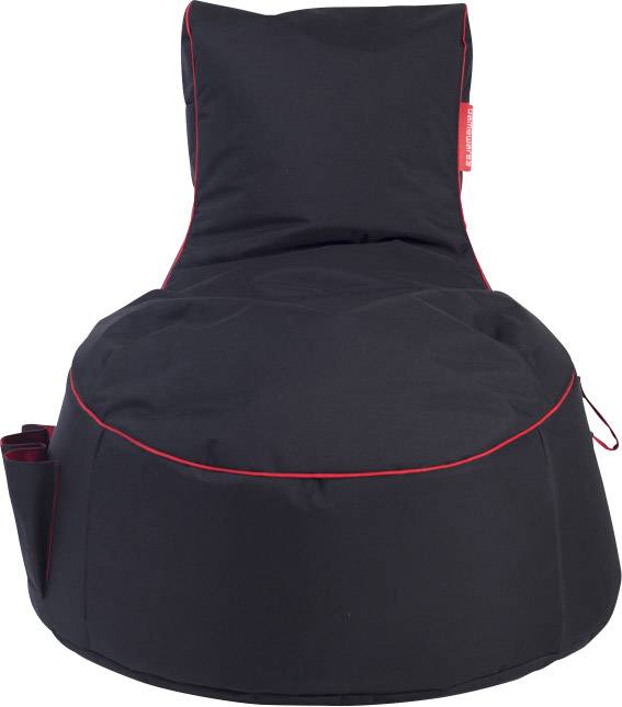 GAMEWAREZ Crimson Thunder Gaming Sitzsack Schwarz, Rot
