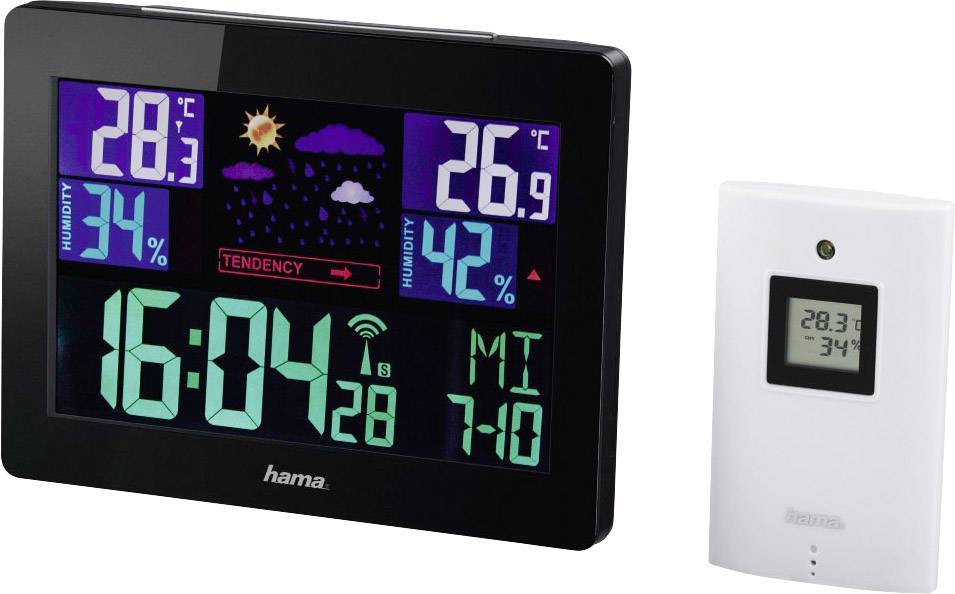 Hama Color EWS-1400 00136259 Funk-Wetterstation
