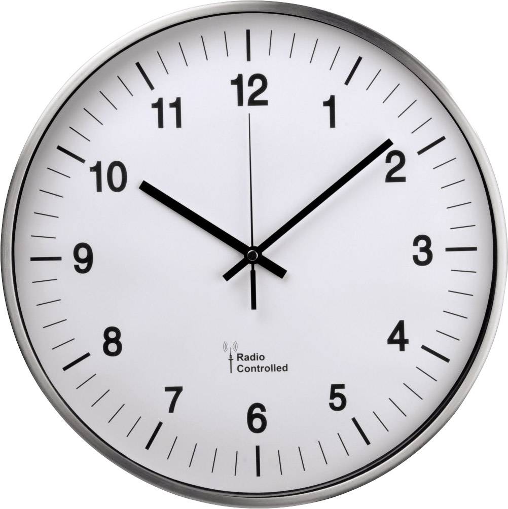 Hama Funk-Wanduhr AG-340/00113977 silber 850g