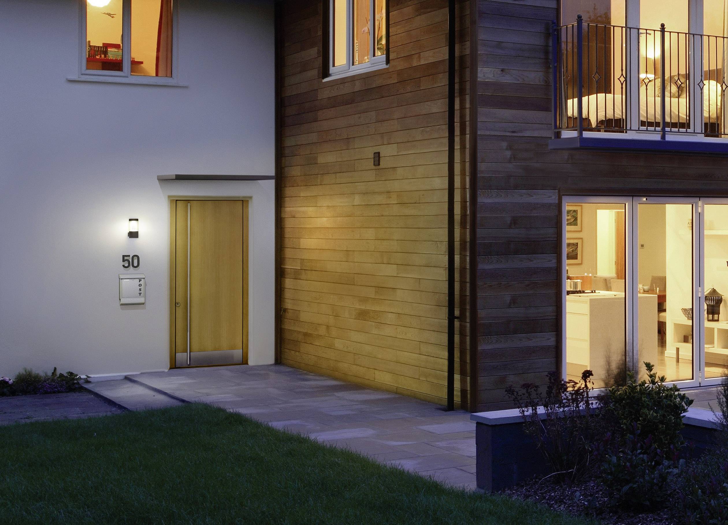 LEDVANCE ENDURA® STYLE LANTERN MODERN L 4058075205017 LED-Außenwandleuchte 12W Dunkelgrau