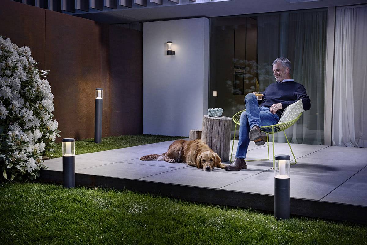 LEDVANCE 4058075205055 ENDURA® STYLE LANTERN MODERN L LED-Außenstandleuchte