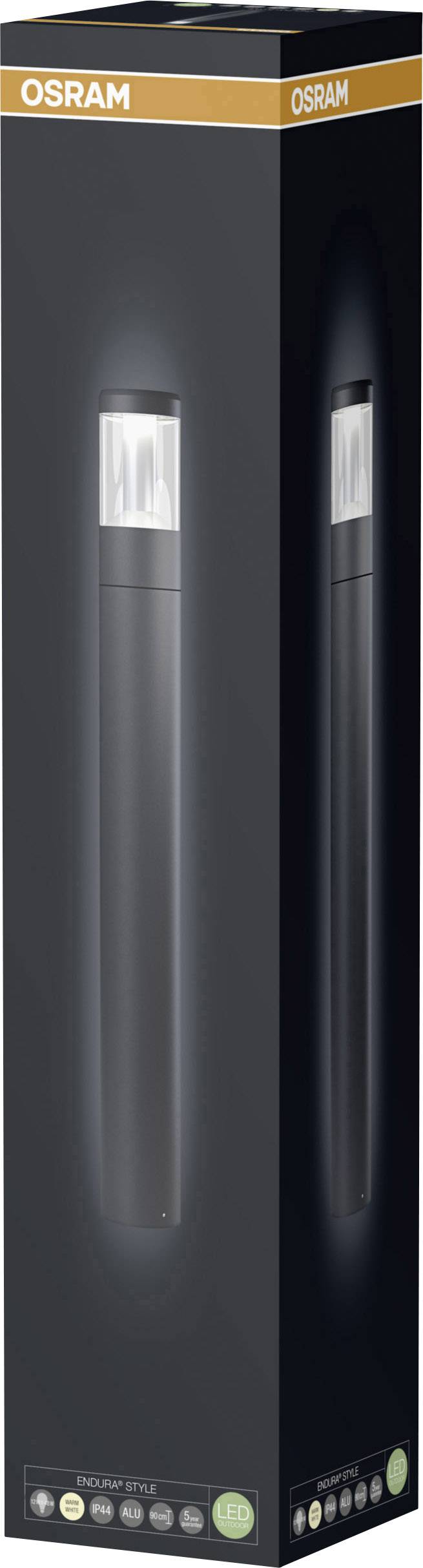 LEDVANCE 4058075205055 ENDURA® STYLE LANTERN MODERN L LED-Außenstandleuchte