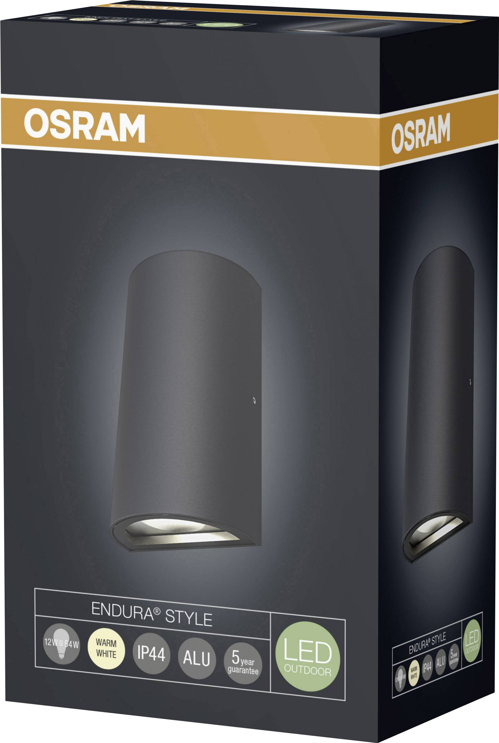 LEDVANCE ENDURA® STYLE UPDOWN L 4058075214057 LED-Außenwandleuchte 11.5W Dunkelgrau