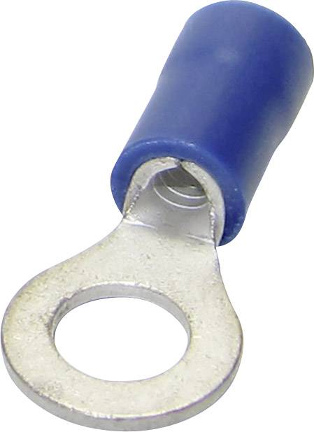 TRU Components 1583067 Ringkabelschuh Querschnitt (max.)=2.50mm² Loch-Ø=4.30mm Teilisoliert Blau