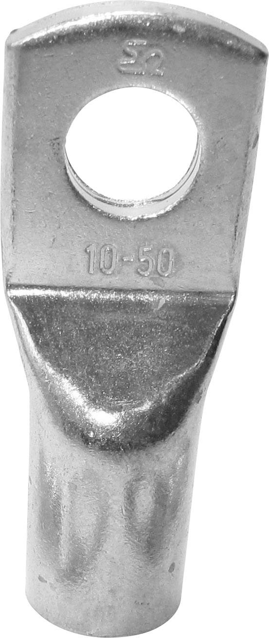 TRU Components 1583150 Rohrkabelschuh 180 ° M10 10 mm² Loch-Ø: 10 mm