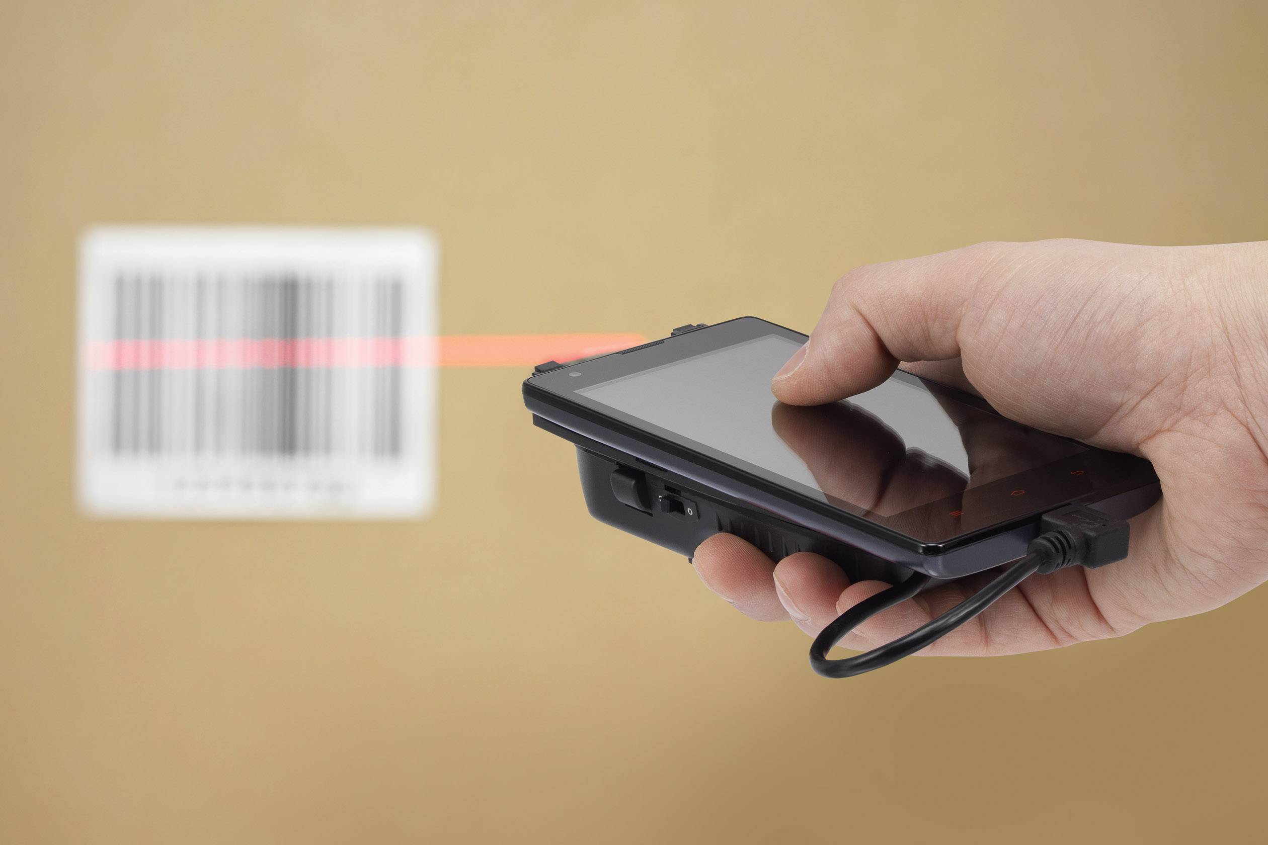 Renkforce RF-IDC9277L 2D Barcode-Scanner Bluetooth® 2D, 1D LED Schwarz Hand-Scanner Bluetooth®