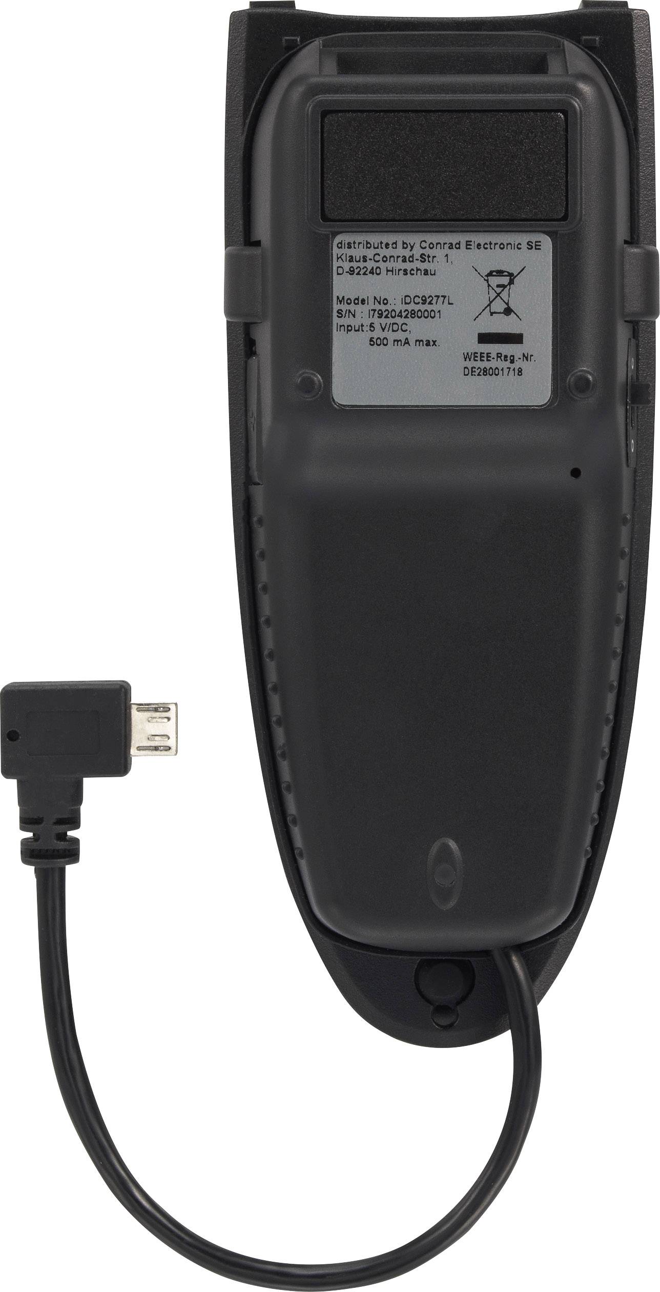 Renkforce RF-IDC9277L 2D Barcode-Scanner Bluetooth® 2D, 1D LED Schwarz Hand-Scanner Bluetooth®