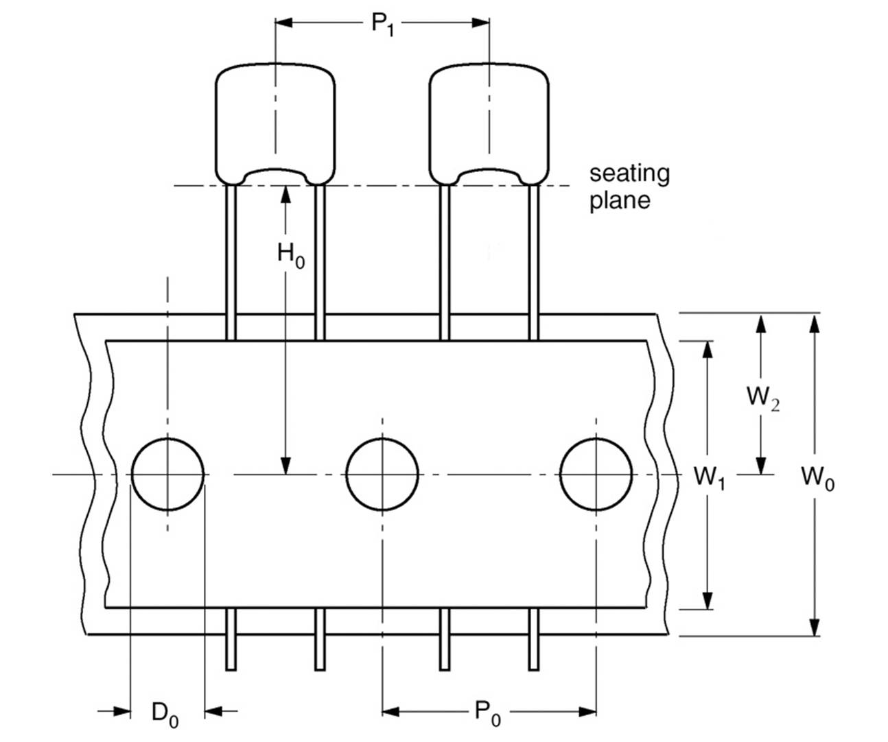 TANCAP CT4-0805Y104M500C1T Keramik-Kondensator THT 100 nF 50V 20% (B x H) 4.2mm x 25mm
