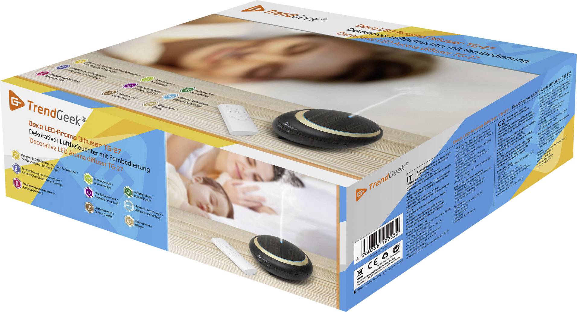 Technaxx TG-27 LED Aroma-Vernebler