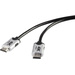 Câble de raccordement SpeaKa Professional HDMI Fiche mâle HDMI-A, Fiche mâle HDMI-A 2.00 m noir SP-6344136 canal de retour audio