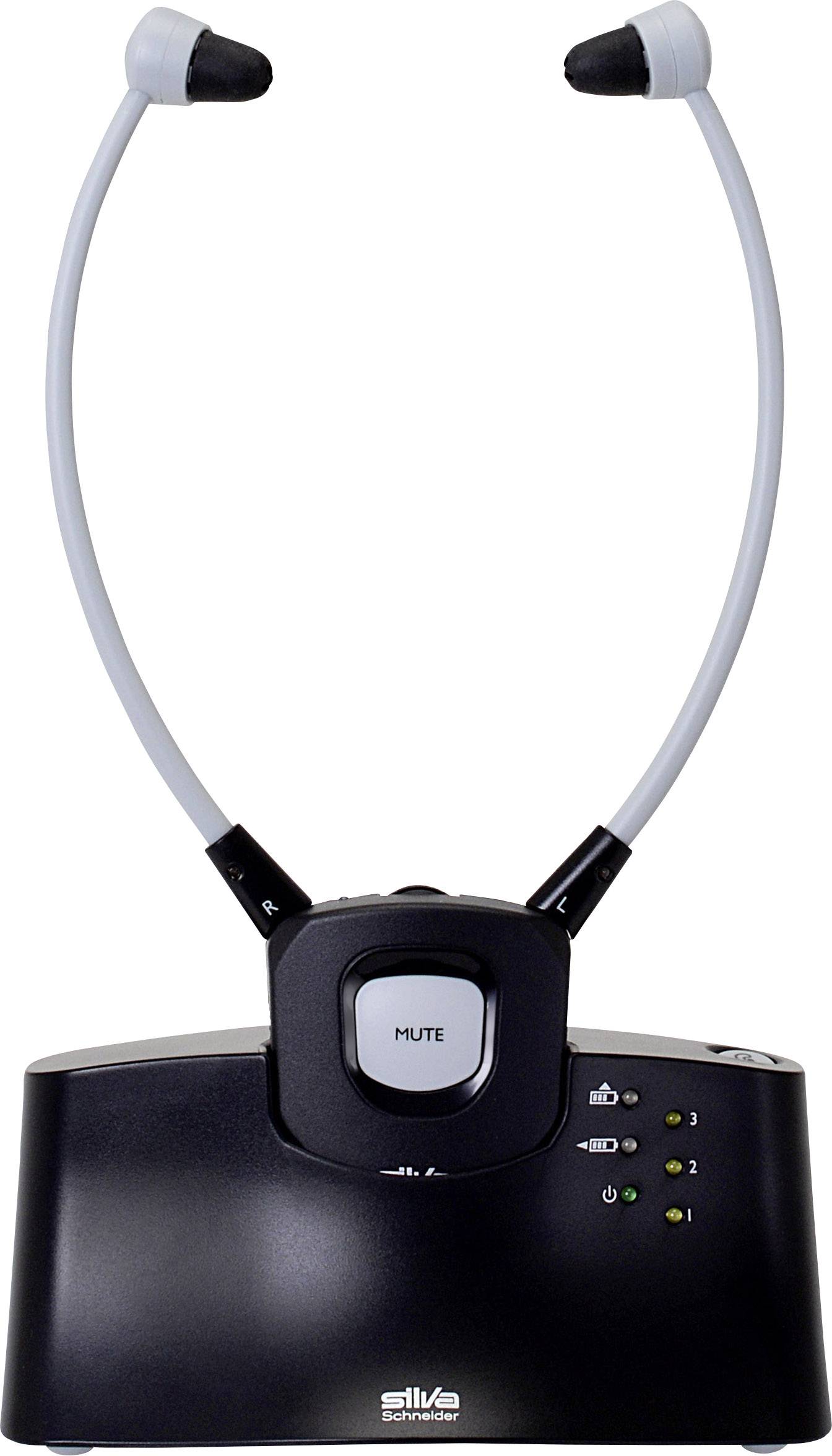 Silva Schneider DH 9500 In Ear Kopfhörer Schwarz Lautstärkeregelung