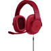 Logitech Gaming G433 Gaming Over Ear Headset kabelgebunden 7.1 Surround Rot Mikrofon-Rauschunterdrückung